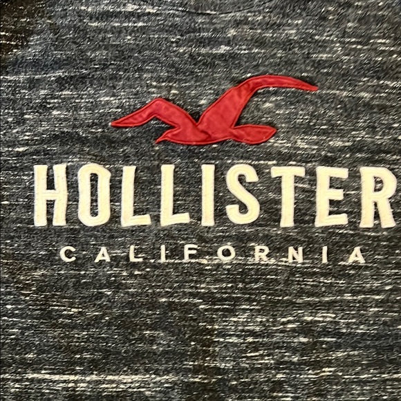 Hollister Blue Crewneck Sweater with Logo - Picture 5 of 10